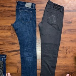 2 Pairs of AG Modern Slim Jeans